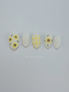 Sunflower Press on Nails