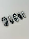 Jack Skellington Halloween Press on Nails