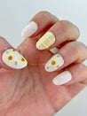 Sunflower Press on Nails