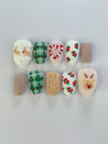 Reindeer Sweater Press on Nails