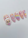 Labubu Pastel Press on Nails