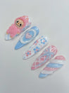 Fluffy Labubu Press on Nails