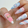 Fluffy Labubu Press on Nails