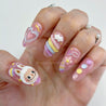 Labubu Pastel Press on Nails