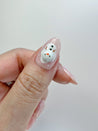 Winter Melted Snowman Christmas Press on Nails