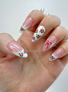Mistletoe French Tips Press on Nails