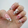 Mistletoe French Tips Press on Nails