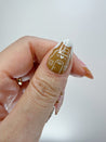Gingerbread Press on Nails