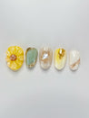 Sunflower Press on Nails