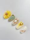 Sunflower Press on Nails