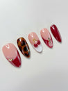 Dark Cherry Press on Nails