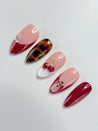 Dark Cherry Press on Nails