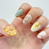 Sunflower Press on Nails