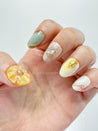 Sunflower Press on Nails
