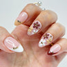 Gradient Flowers Press on Nails
