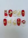 Christmas Bears Press on Nails