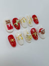 Christmas Bears Press on Nails