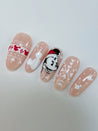 Christmas Mickey Press on Nails