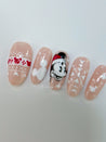 Christmas Mickey Press on Nails