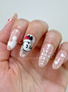 Christmas Mickey Press on Nails