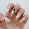 Christmas Mickey Press on Nails