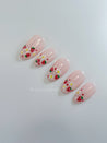 Strawberries and Daisies Press on Nails