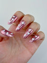 Rose Gold Valentine Press on Nails