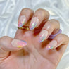 Rainbow Glitter Press on Nails
