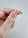 Pink Velvet French Tips Press on Nails