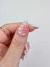 Coral Press on Nails