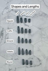 Metallic Bows Press on Nails