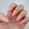 Peachy Press on Nails