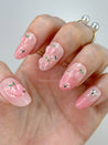 Peachy Press on Nails