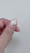 Winter Melted Snowman Christmas Press on Nails