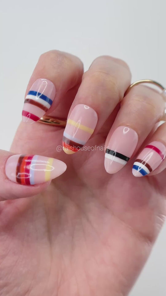 Video showing Rai's House of Nails press on nails in motion