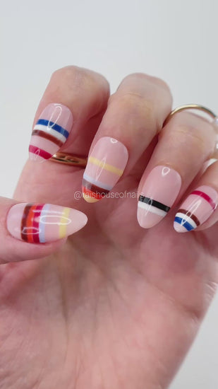 Video showing Rai's House of Nails press on nails in motion