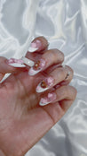 Teddy Bears and Hearts Press on Nails