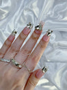 Diamonds and Glitter Press on Nails