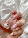 3D Hello Kitty Pink Press on Nails
