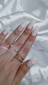 Pink Kitty Paws Press on Nails