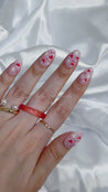 Strawberries and Daisies Press on Nails
