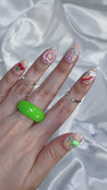 3D Jelly Froggy Doodles Press on Nails